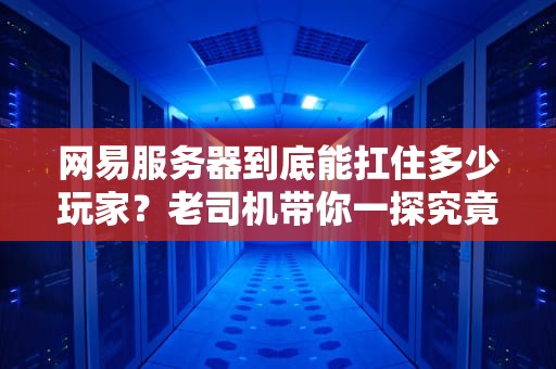 网易服务器到底能扛住多少玩家？老司机带你一探究竟！