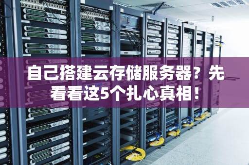 自己搭建云存储服务器？先看看这5个扎心真相！