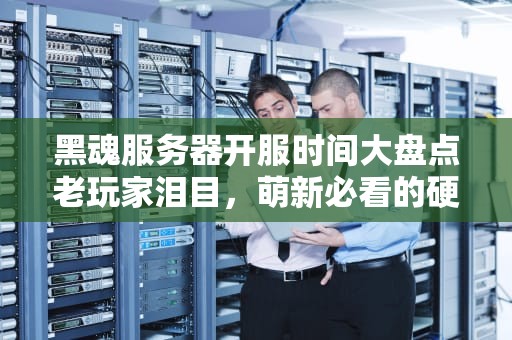 黑魂服务器开服时间大盘点老玩家泪目，萌新必看的硬核指南！
