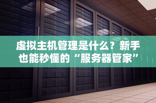 虚拟主机管理是什么？新手也能秒懂的“服务器管家”指南！