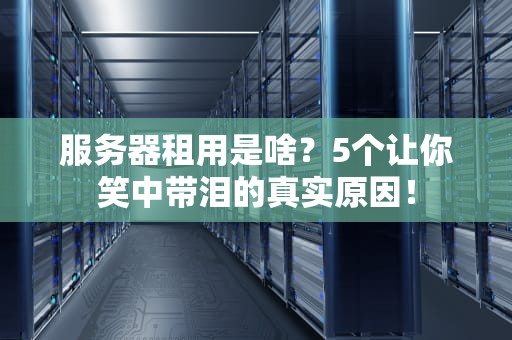 服务器租用是啥？5个让你笑中带泪的真实原因！
