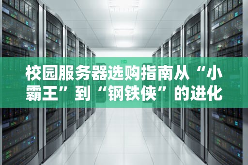 校园服务器选购指南从“小霸王”到“钢铁侠”的进化之路