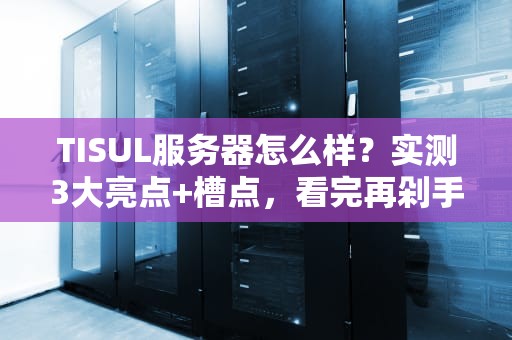 TISUL服务器怎么样？实测3大亮点+槽点，看完再剁手！