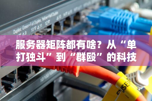 服务器矩阵都有啥？从“单打独斗”到“群殴”的科技进化论！