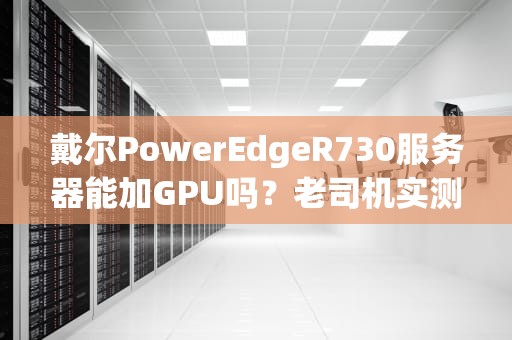 戴尔PowerEdgeR730服务器能加GPU吗？老司机实测+避坑指南！