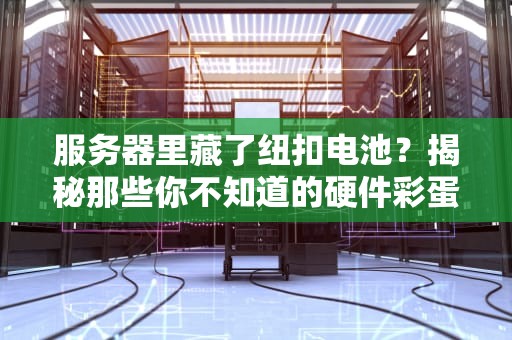 服务器里藏了纽扣电池？揭秘那些你不知道的硬件彩蛋！