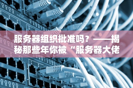 服务器组织批准吗？——揭秘那些年你被“服务器大佬”支配的恐惧！
