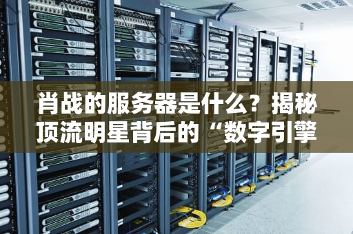 肖战的服务器是什么？揭秘顶流明星背后的“数字引擎”有多强！