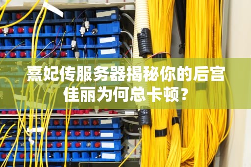 熹妃传服务器揭秘你的后宫佳丽为何总卡顿？