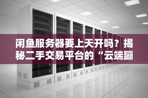 闲鱼服务器要上天开吗？揭秘二手交易平台的“云端蹦迪”日常