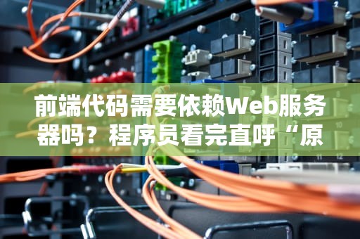 前端代码需要依赖Web服务器吗？程序员看完直呼“原来如此”！