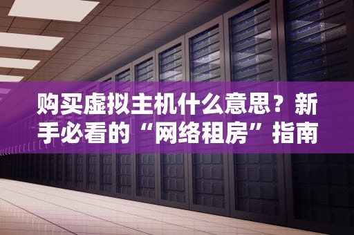 购买虚拟主机什么意思？新手必看的“网络租房”指南！