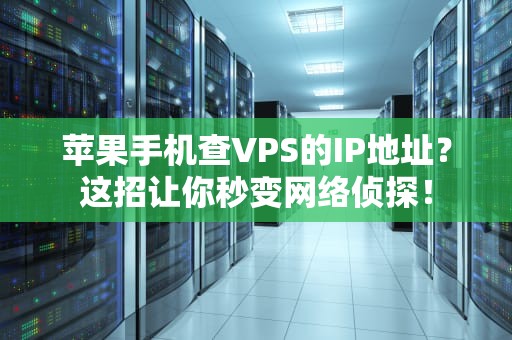 苹果手机查VPS的IP地址？这招让你秒变网络侦探！