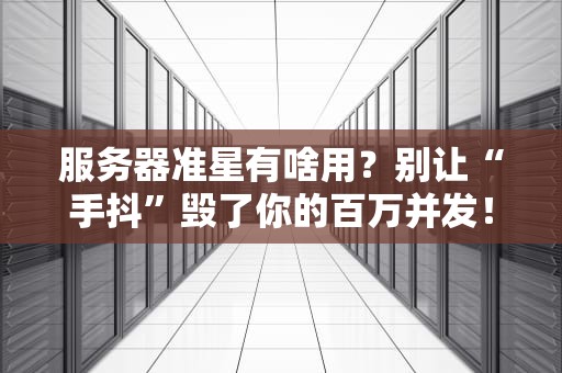 服务器准星有啥用？别让“手抖”毁了你的百万并发！