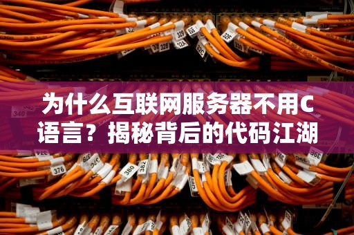 为什么互联网服务器不用C语言？揭秘背后的代码江湖恩怨情仇！