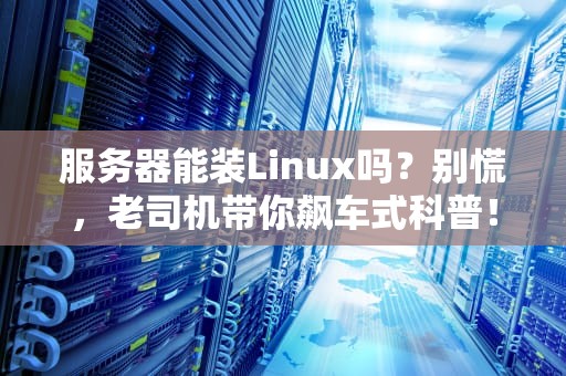 服务器能装Linux吗？别慌，老司机带你飙车式科普！