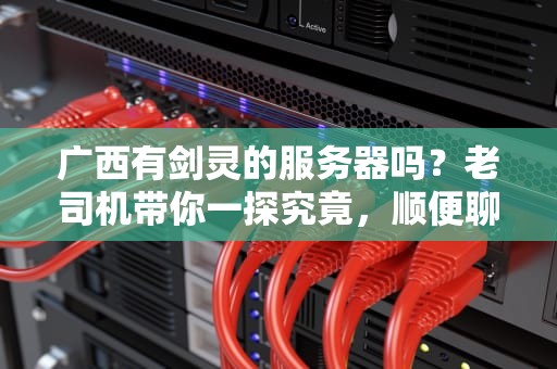 广西有剑灵的服务器吗？老司机带你一探究竟，顺便聊聊游戏延迟那些事儿！