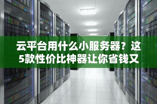 云平台用什么小服务器？这5款性价比神器让你省钱又省心！