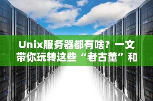 Unix服务器都有啥？一文带你玩转这些“老古董”和“新贵”