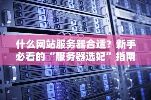 什么网站服务器合适？新手必看的“服务器选妃”指南！