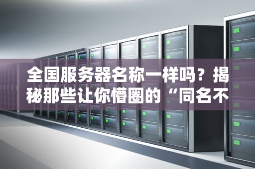 全国服务器名称一样吗？揭秘那些让你懵圈的“同名不同命”服务器！