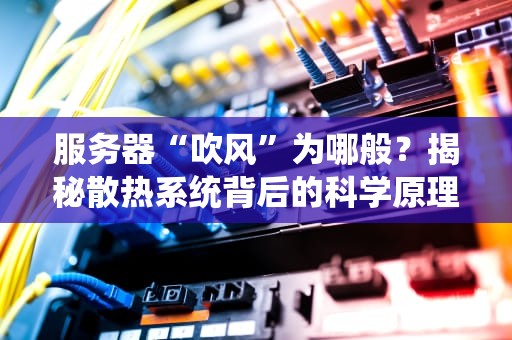 服务器“吹风”为哪般？揭秘散热系统背后的科学原理与搞笑日常