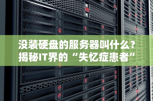 没装硬盘的服务器叫什么？揭秘IT界的“失忆症患者”与解决方案！