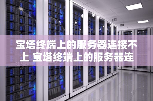 宝塔终端上的服务器连接不上 宝塔终端上的服务器连接不上怎么办