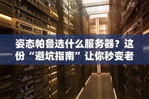 姿态帕鲁选什么服务器？这份“避坑指南”让你秒变老司机！