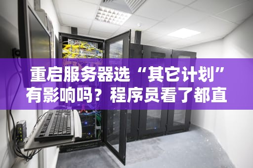 重启服务器选“其它计划”有影响吗？程序员看了都直呼内行！