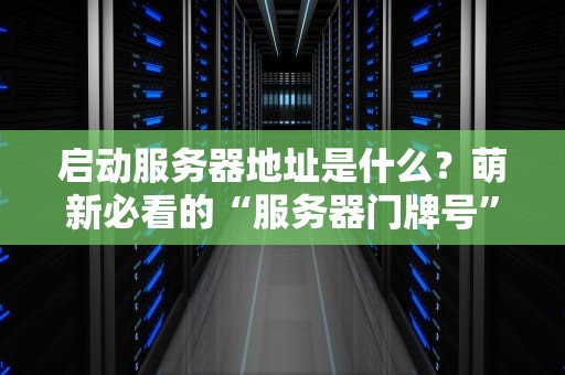 启动服务器地址是什么？萌新必看的“服务器门牌号”科普指南！