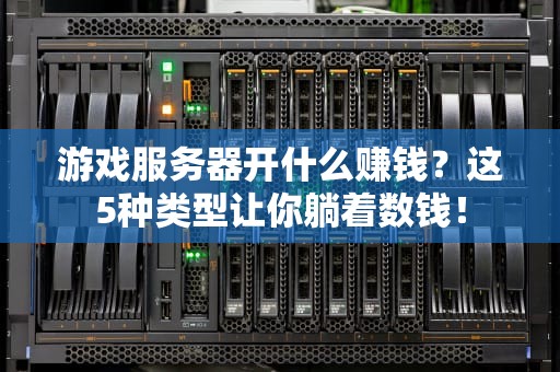 游戏服务器开什么赚钱？这5种类型让你躺着数钱！
