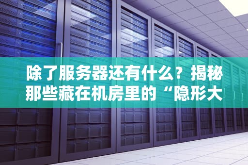 除了服务器还有什么？揭秘那些藏在机房里的“隐形大佬”们！