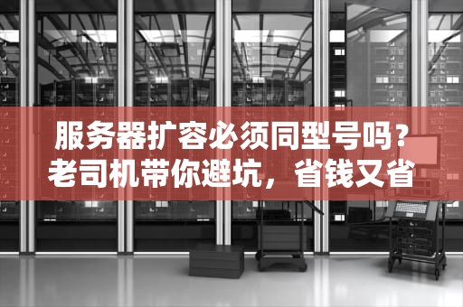 服务器扩容必须同型号吗？老司机带你避坑，省钱又省心！