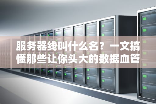 服务器线叫什么名？一文搞懂那些让你头大的数据血管！