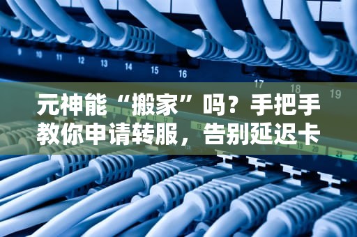 元神能“搬家”吗？手把手教你申请转服，告别延迟卡成PPT！