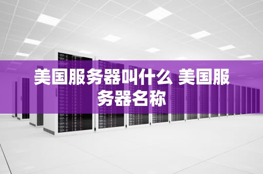 美国服务器叫什么 美国服务器名称