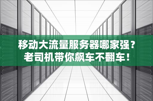 移动大流量服务器哪家强？老司机带你飙车不翻车！