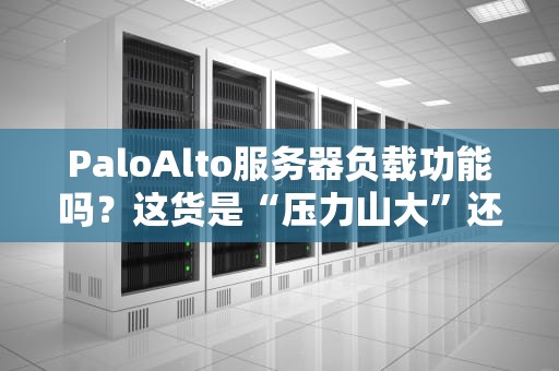 PaloAlto服务器负载功能吗？这货是“压力山大”还是“稳如老狗”？
