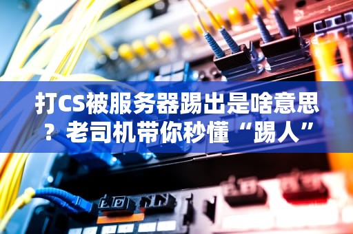打CS被服务器踢出是啥意思？老司机带你秒懂“踢人”背后的骚操作！