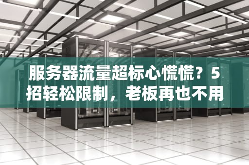 服务器流量超标心慌慌？5招轻松限制，老板再也不用担心账单爆炸！