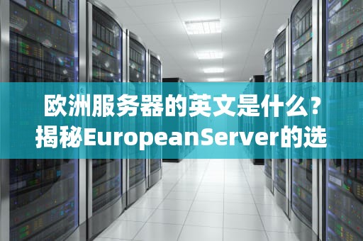 欧洲服务器的英文是什么？揭秘EuropeanServer的选购秘籍与避坑指南！