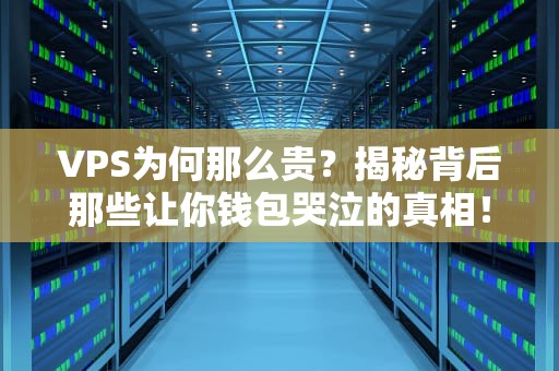 VPS为何那么贵？揭秘背后那些让你钱包哭泣的真相！