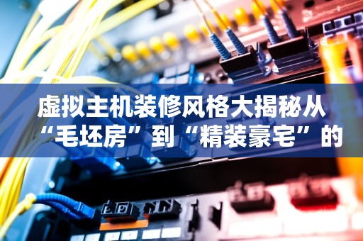 虚拟主机装修风格大揭秘从“毛坯房”到“精装豪宅”的N种玩法
