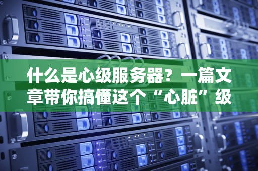 什么是心级服务器？一篇文章带你搞懂这个“心脏”级黑科技！
