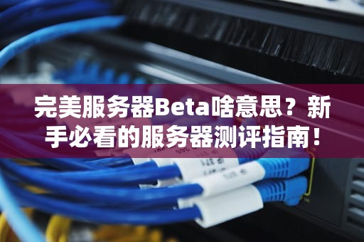 完美服务器Beta啥意思？新手必看的服务器测评指南！
