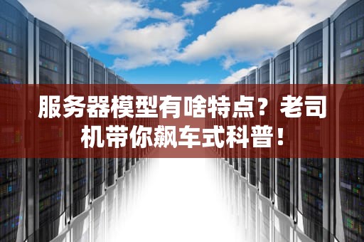 服务器模型有啥特点？老司机带你飙车式科普！
