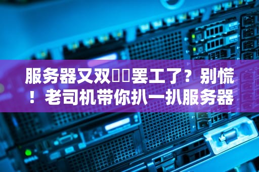 服务器又双叒叕罢工了？别慌！老司机带你扒一扒服务器宕机的七宗罪