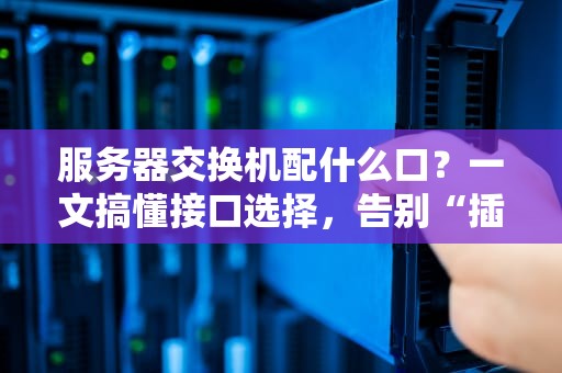 服务器交换机配什么口？一文搞懂接口选择，告别“插错”尴尬！