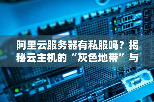 阿里云服务器有私服吗？揭秘云主机的“灰色地带”与合规玩法